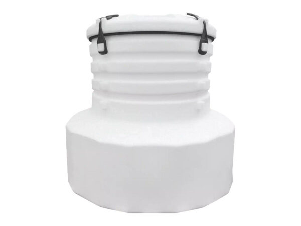 CONTENEDOR PASO HOMBRE PARA MOTOBOMBA 36" (BLANCO) APT